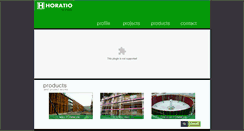 Desktop Screenshot of horatiolimited.com
