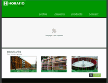 Tablet Screenshot of horatiolimited.com
